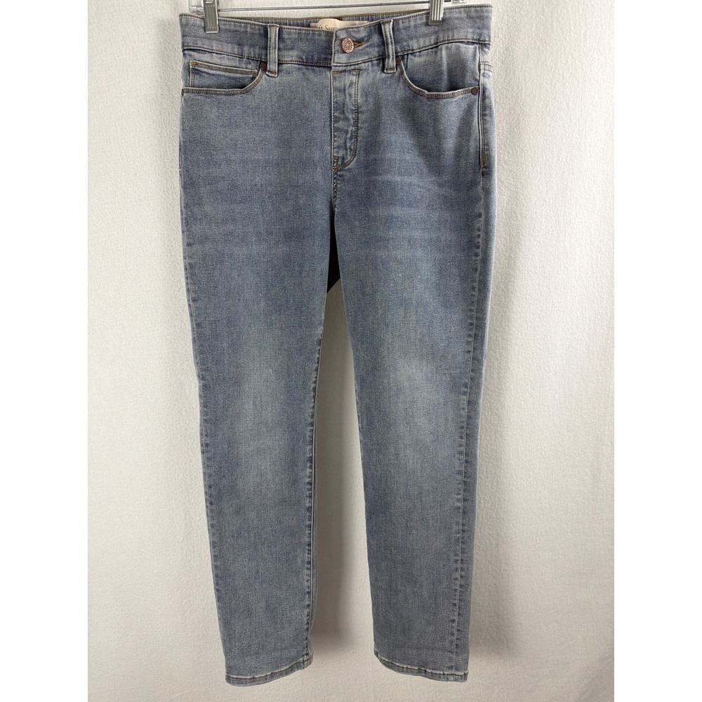 Soft Surroundings Jeans Womens PS Blue Stretch Denim Straight Leg